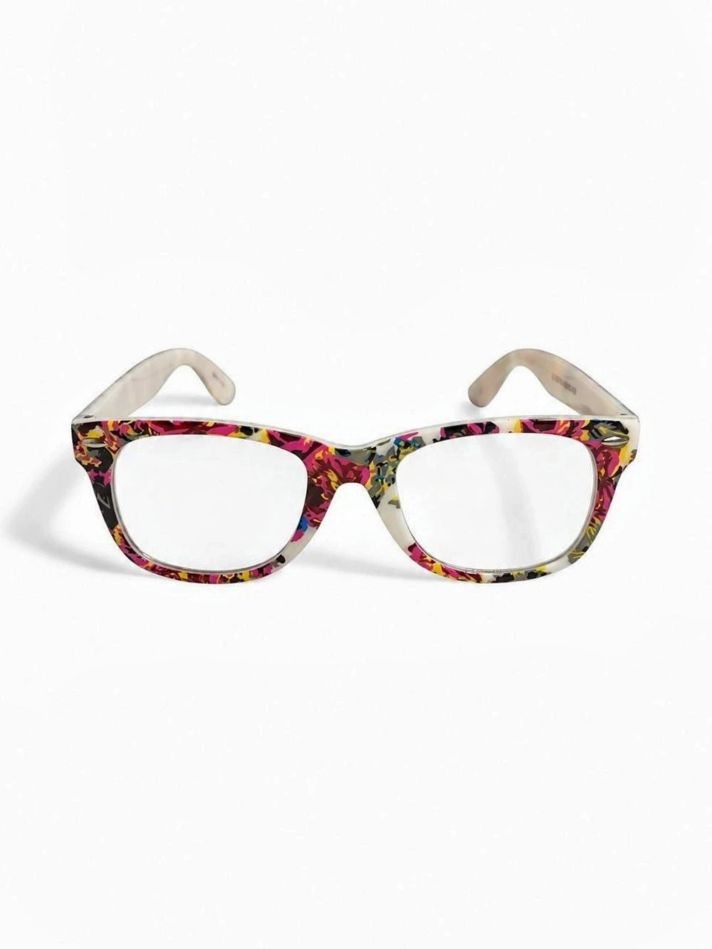 Non prescription floral clear lenses